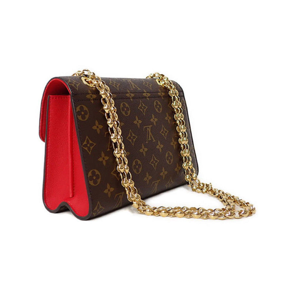 Louis Vuitton Monogram Victoire Shoulder Bag Red - Picture 2 of 8